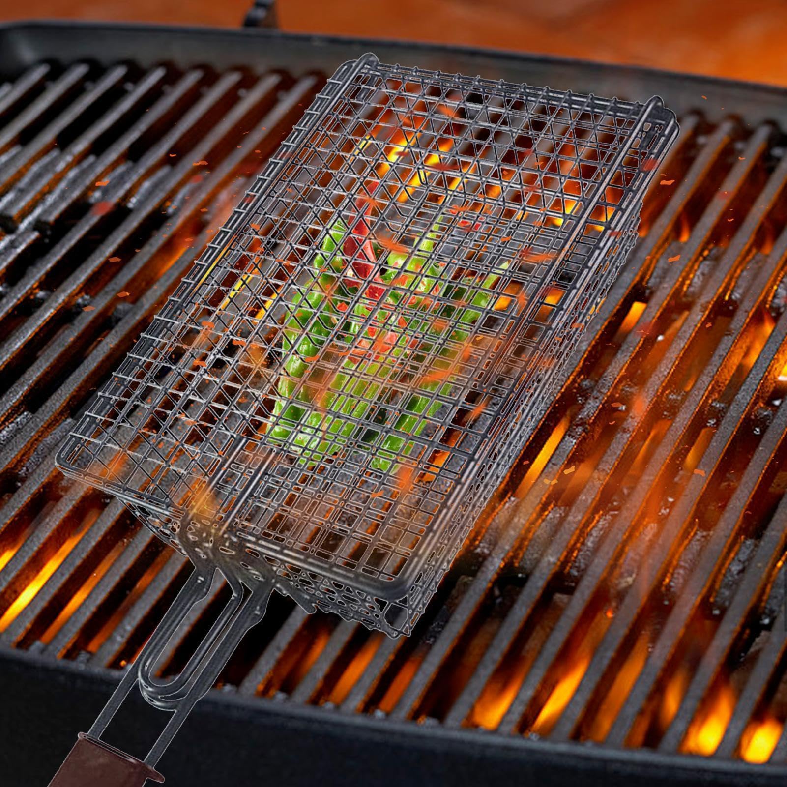 Amazon.co.jp: 焼き網 グリルネット 焼きグリル 炭火焼き器 BBQ網